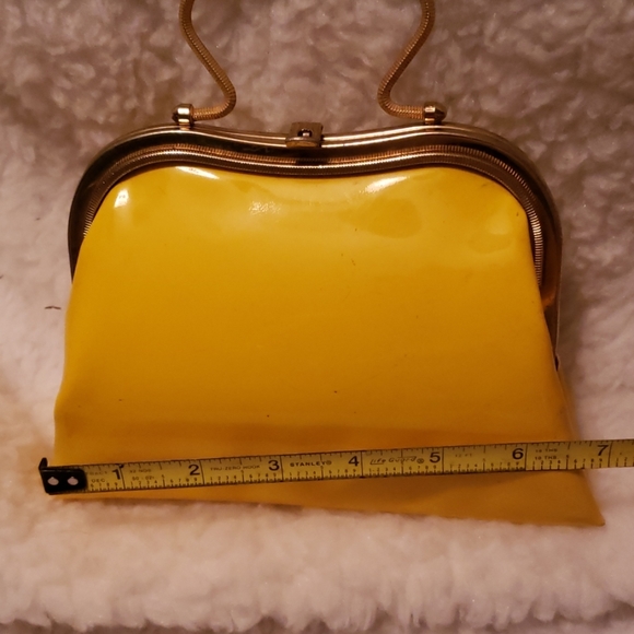 Vintage unique mini patent leather evening bag - Picture 6 of 6